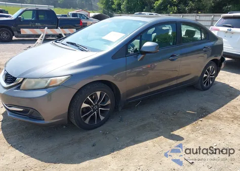 2013 Honda Civic Ex из США, поврежденный, VIN 19XFB2F8XDE013137